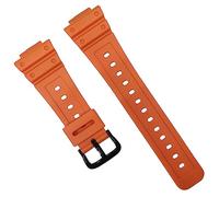 Fit for Casio G-shock GA-2100 Bands, GA-2110 Series Quickfit Soft Resin Replacement Watch Straps Wristbands Bracelet for GA2100/GA2110 (Orange)