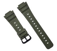 Fit for Casio G-shock GA-2100 Bands, GA-2110 Series Quickfit Soft Resin Replacement Watch Straps Wristbands Bracelet for GA2100/GA2110 (Green)
