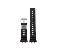 Fit for Casio GM-B2100 GMW-B5000 /G-Shock GM-B2100D /BD Resin Silicone Men Watch band Accessories(B Balck Red-Silver)