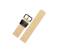 Fit For Casio PRG-600YB PRG-650 PRW-6600 GA2000 Nylon Strap Waterproof Wristwatch Band Bracelet Nylon Watch Band Longer Strap 24mm(Khaki black clasp)