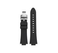 Fit for Casio Small Square Series G-shock DW-5600 GW-B5600 GM-5600 DW-H5600 Silicone Watch band(B Black-silver,For DW-H5600)