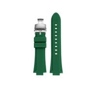 Fit for Casio Small Square Series G-shock DW-5600 GW-B5600 GM-5600 DW-H5600 Silicone Watch band(B Green-silver,For DW-H5600)