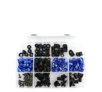 Fit For CBR600RR CBR 600RR 2007 2008 2009 2010 2011 2012 Complete Full Fairing Bolts Kit Bodywork Screws Clips(Blu)