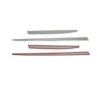 Fit For Chrome Car Body Scuff Strip Side Door Molding Streamer Cover Trim Protector Car Accessories 4pcs 2010-2016 Car Door Protectors