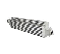 Fit for Civic 1.5L 2016-2017 Turbo Silver/Black Aluminum Bar&Plate Intercooler Turbo Intercooler Kit Cooled Intercooler(Silver)