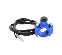 Fit For CRF450 CRF250 Universal Motorcycle Engine Stop Start Kill Switch Momentary Push Button Switch(Blue)