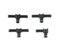 Fit for DENSO 4Pcs Diesel Injector Return Pipe Connector Leak Off 3Pcs T + 1Pc L Pipe