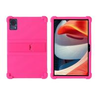 Fit For Doogee T20 10.4inch Tablet PC 4 Corners Shockproof Airbags Soft Silicone T20S Ajustable Stand Precise Cover(Pink,DOOGEE T20S)
