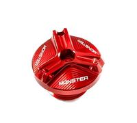 Fit For DUCATI Hypermotard Monster 796 795 696 695 821 Motorcycle CNC Front Clutch Brake Fluid Reservoir Cover Engine Plug Oil Cap(1pc Engine Plug Red)