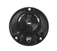 / Fit For DUCATI MONSTER 796 2009-2014 1100 EVO S DIESEL 696 795 Fuel Tank Cap Gas Cover Quick Release Motorcycle Modified Parts CNC Motorcycle Gas Cap Gas Fuel Tank(Black Black A)