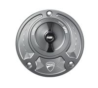 / Fit For DUCATI MONSTER 796 2009-2014 1100 EVO S DIESEL 696 795 Fuel Tank Cap Gas Cover Quick Release Motorcycle Modified Parts CNC Motorcycle Gas Cap Gas Fuel Tank(Gray Black A)