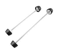 Fit For Ducati Monster 821 Dark Stripe Stealth Motorcycle Front Rear Wheel Axle Fork Crash Slider(Black Front Rear)