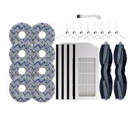 / Fit for Ecovacs Deebot X1 Omni T10 Turbo/ T10 Vacuum Cleaner Robot Filter Side Brush Sweeping Cloth Spare Parts Dust Box (Color : Light Grey)