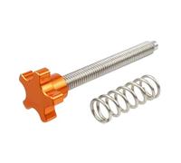 Fit For EXC 300 TPI EXC 250 XCW 300 TPI 2018-2023 XCW 150 2020-2023 Idle Speed Screw Adjuster TPS Sensor Guard Brake Disc Guard(Orange Screw)