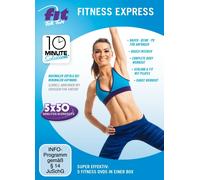 FIT FOR FUN-10 MINUTE SOLUTION - FITNESS EXPRESS 5 DVD NEW