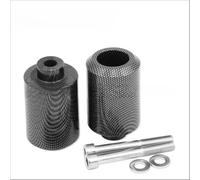 Fit For FZ6 Fazer 2004-2008 Black/Carbon No Cut Frame Sliders Crash Falling Protection Protector Accessories Exhaust Frame Sliders Anti Crash Protector(Carbon Fiber Lok)