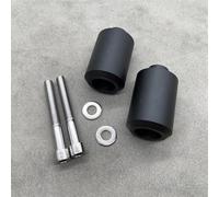 Fit For Fz6 For Fz600 2004-2007 2008 Motorcycle Black Carbon No Cut Frame Sliders Crash Falling Protection Side Panel Frame Guard(Black)
