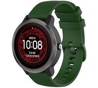 Fit for Garmin Approach S40 S12 S42 Watch Bands for Women Men, 20mm Quick Release Silicone Replacement Band Straps Wristbands Fit for Garmin Forerunner 245 645/ Vivoactive 3 Music (Army Greenq)