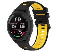 Fit for Garmin Forerunner 265S 255S Watch Bands, 18mm Quick Release Durable Silicone Replacement Bands Wristbands Straps Bracelet Fit for Garmin Vivoactive 4S/Vivomove 3S/Venu 2S (Yellow)
