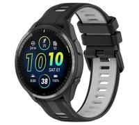 Fit for Garmin Forerunner 965 Watch Bands Women Men, 22mm Adjustable Sport Soft Silicone Replacement Bands Straps Wristbands Fit for Garmin Forerunner 955 Smartwatch (Black)