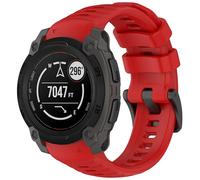 Fit for Garmin instinct E 40mm 45mm Watch Bands Women Men, Adjustable Sport Soft Silicone Replacement Bands Straps Wristbands Fit for Garmin instinctE Smartwatch (Red, instinct E 45mm)