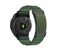 Fit For Garmin Tactix8/Fenix8/7/6/5x Breathable Nylon Loop Quick Disassembly Watch Strap(Green,22mm)