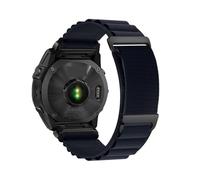 Fit For Garmin Tactix8/Fenix8/7/6/5x Breathable Nylon Loop Quick Disassembly Watch Strap(Midnight blue,20mm)