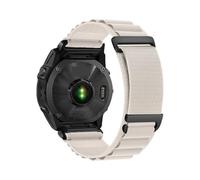Fit For Garmin Tactix8/Fenix8/7/6/5x Breathable Nylon Loop Quick Disassembly Watch Strap(Starlight,20mm)