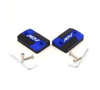 Fit For H0nda ADV150 ADV350 ADV160 ADV 150 160 350 Motorcycle CNC Front Brake Fluid Reservoir Cover Oil Filler Cap(2pcs-Blue)