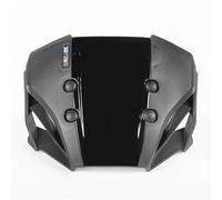 Fit For H0nda CB650R 2019 2020 2021 2022 2023 Motorcycle Double Bubble Front Windshield Windscreen Wind Deflector Street(Black)