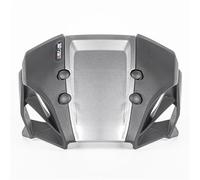 Fit For H0nda CB650R 2019 2020 2021 2022 2023 Motorcycle Double Bubble Front Windshield Windscreen Wind Deflector Street(Silver)