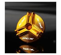 Fit For H0NDA PCX150 PCX160 PCX 125 150 160 2018-2024 Motorcycly Front Rear Brake Fluid Reservoir Cap Cover Oil Filler(Gold)