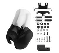 Fit For Harley Dyna FXDXT T-Sport Dyna Fairing With 15“ Windshield Kit, 5.75" Front Headlight Fairing Cover(Matte BK-CLEAR)