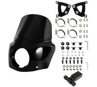 Fit For Harley Softail Street Bob FXBB 2018-2020 FXBBS 2021-2024 Motorcycle Fairing Windshield Kit(6021-STB-11 Gray)