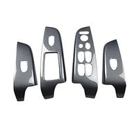 Fit For HONDA CIVIC 2006-2011 Door Window Lift Panel Carbon Fiber Door Window Switch Cover Trim RHD