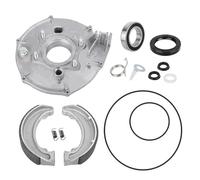 Fit for Honda Fourtrax 300 Rear Brake Backing Plate & Shoes Kit 1988-2000 TRX300/TRX300FW 2x4/4x4 OEM# 43010-HM5-A10 43010-HM5-850 06430-HM5-A80