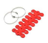 Fit For Honda Motorcycle Exhaust Muffler Pipe Heat Insulation Anti-scalding Protector Protective Cover Motorcycle Exhaust Cover Exhaust Heat Shield(Red)