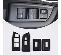 Fit for Honda Pilot 2016-2022,Honda Passport 2019-2023 Car ABS 4pcs Front and Rear Doors Look Interior Door armrest Window Switch Panel Cover Trim (Matte Black)