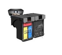 Fit For HP56 57 XL Refillable Ink Cartridge HP Deskjet 450 450ci 450wbt 5550 5850w 9650 9670 9680 Printer(BK)