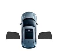 Fit For HYUNDAI Elantra 2007-2024 Double-Layer Magnetic Car Sunshade Curtain Side Window Privacy Cover(Rear 2007-2010)