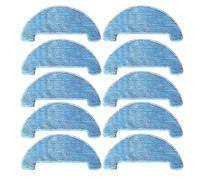 / Fit For Ilife A4 A4S A40 Vacuum Cleaner Parts HEPA Filter Primary Filter Side Brush Roll Brush Cover Mop Pad Cloth Sweeping Robot Set (Color : Beige)