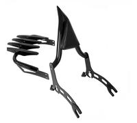 Fit For Indian Chief Super Chief Sport Chief Bobber Motorcycle Backrest Sissy Bar With Luggage Rack Passenger(Black With Rack)
