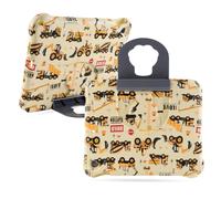 Fit for iPad 10.2 Excavator Case for Kids Boy Light EVA Kid Friendly Shockproof Drop Protection Tablet Cover with Handle Stand iPad 9th 8th 7th Generation 10.2 inch Kid Pro Case Toddlers Yellow