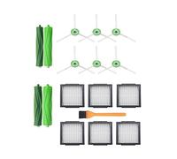 / Fit For IRobot Roomba I7 E5 E6 Series Robot Hepa Filter Side Brush Brush Roll Vacuum Cleaner Replacement Spare Parts Sweeping Robot Set (Color : 17Pcs a lot)