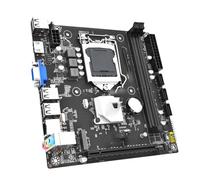 Fit For JINGSHA H61 ITX Motherboard Kit With Core I7 3770 Processor+2 * 8GB=16GB DDR3 Memory+CPU Fan H61M Set Placa Mae LGA 1155 Mainboard computer motherboards