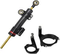 Fit for Kawasaki NINJA650 2017-2022 Motorcycle Fiber Carbon Steering Stabilize Damper Mounting Bracket Kit Steering Damper Stabilizer