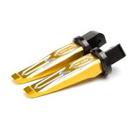 / Fit For KYMCO AK550 AK 550 2017-2020 2018 2019 Motorcycle Rear Passenger Footrests Accessories Scooter Foot-Peg Foot Rests Pedals(Gold)