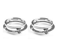 Fit for Lada 4x4 Urban Niva Fit for Suzuki Samurai 1PC/2PCS 7inch Headlight Mounting Bracket Ring Fog Lamp Mounting Bracket(2PCS Chrome)