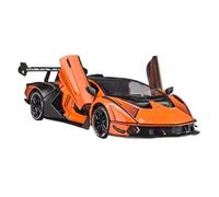 Fit for Lamborghini SCV12 Diecast 1:24 Car Model with Sound and Light Effects, Spring-Loaded Action not include batteries(Orange)