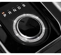 Fit for Land Rover Evoque Discovery Sport Range Rover Velar Discovery range rover for Jaguar XJ XF XE Rhinestone ring Bling accessories Gear knob cover (Jaguar Gear knob cover)